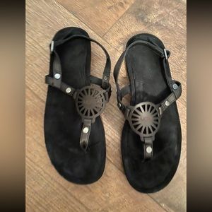 Ugg black sandals